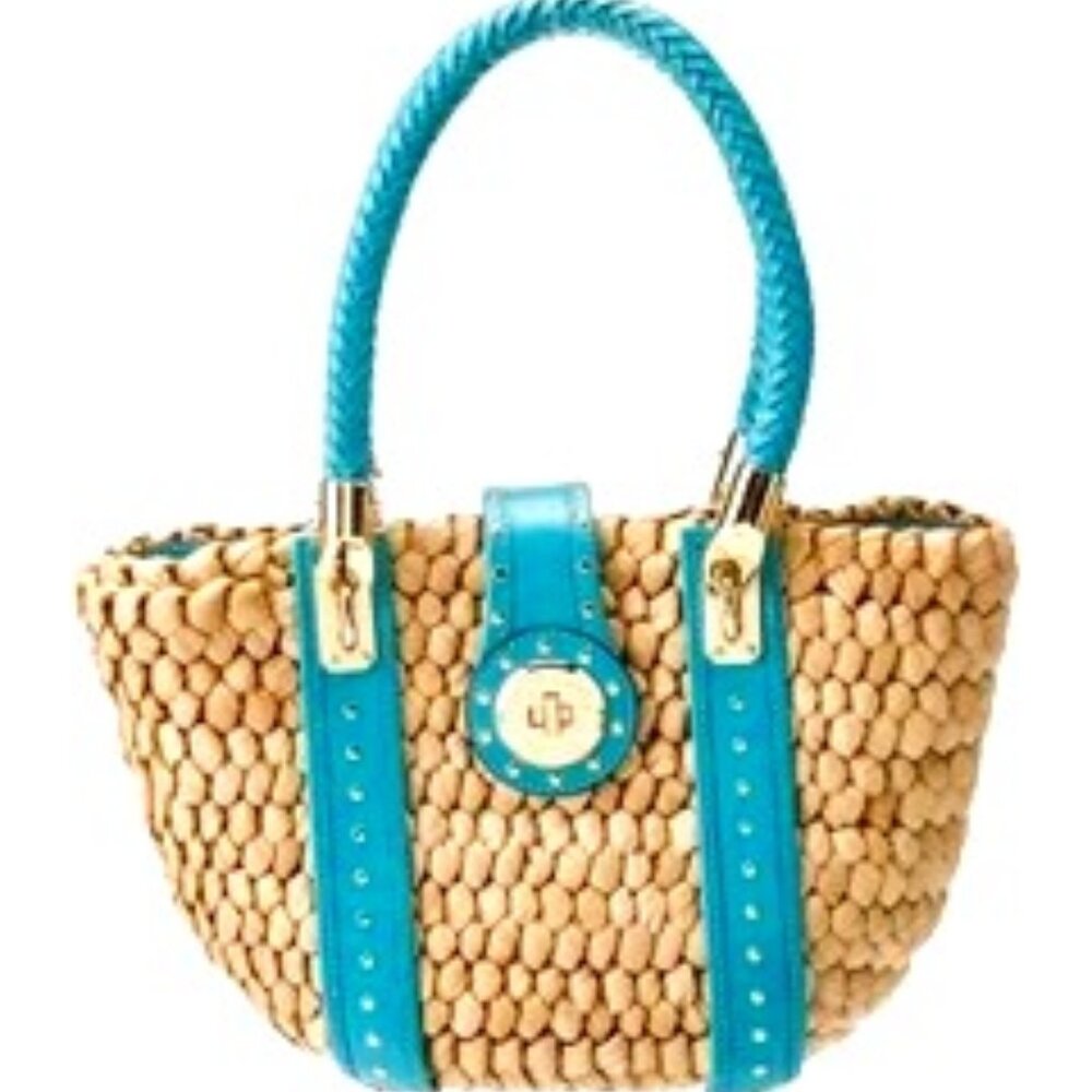 Michael Kors Top Straw Handle Bag